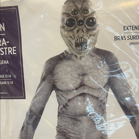 Alien Extra-Terrestrial Kids Costume - Gray - Picture 5 of 5